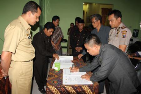 Gakumdu Madina Teken MoU Penindakan Pelanggaran Pilgub Sumut